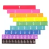 Educational Toy: 51-Piece Rainbow Fraction Cube Set.