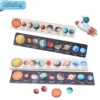 Montessori Wooden Solar System Puzzle: Educational Toys for Planet Cognition