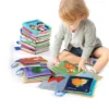 Soft Baby Books: Montessori 3D Sensory Educational Toys for Kids