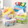 Baby Montessori Pull Along Tissue Box: Educational Toys for Toddler Development