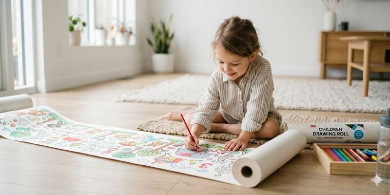 3m Children Drawing Roll Coloring Paper Roll Review
